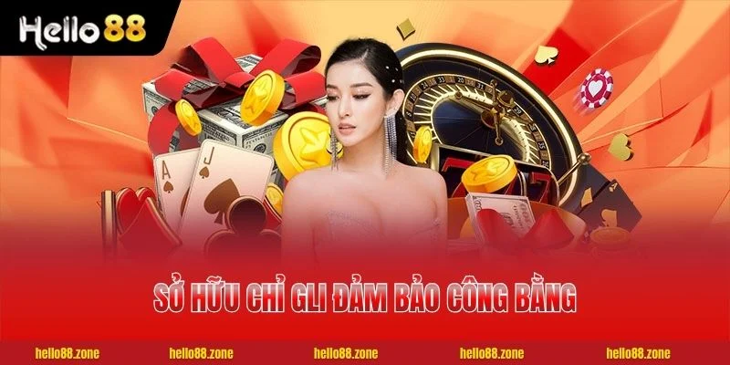 Casino HELLO88 sở hữu chỉ GLI đảm bảo công bằng