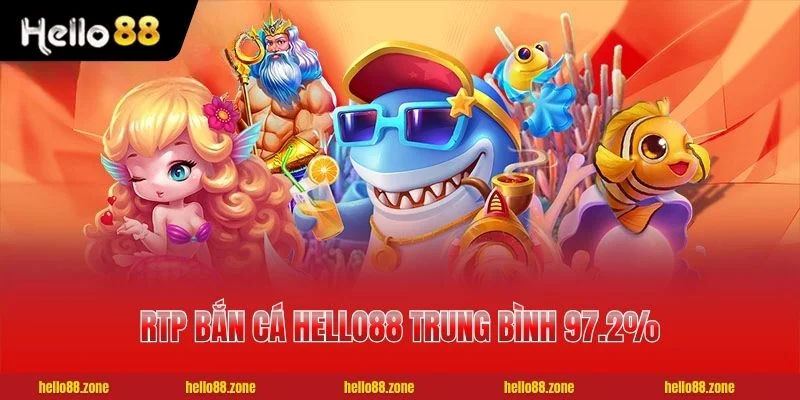 RTP Bắn Cá HELLO88 trung bình 97.2% được kiểm định